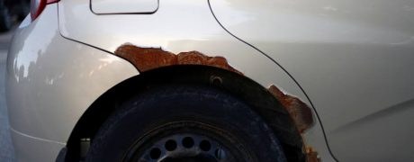 Rust on a car
