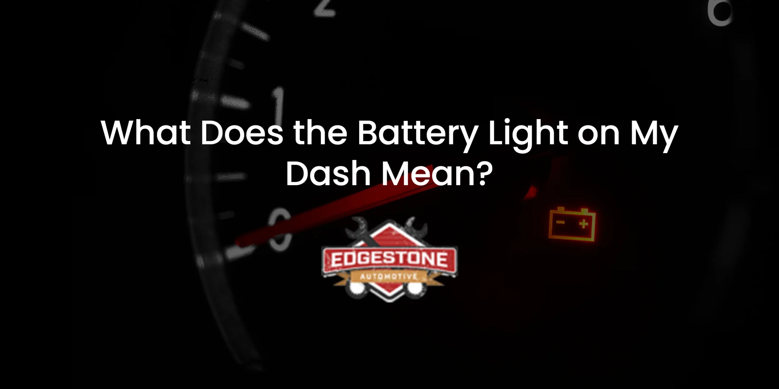 What Does the Battery Light on My Dash Mean?