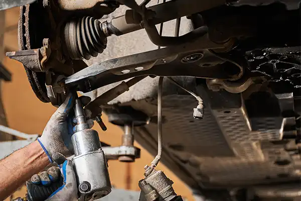 up-close suspension-repair